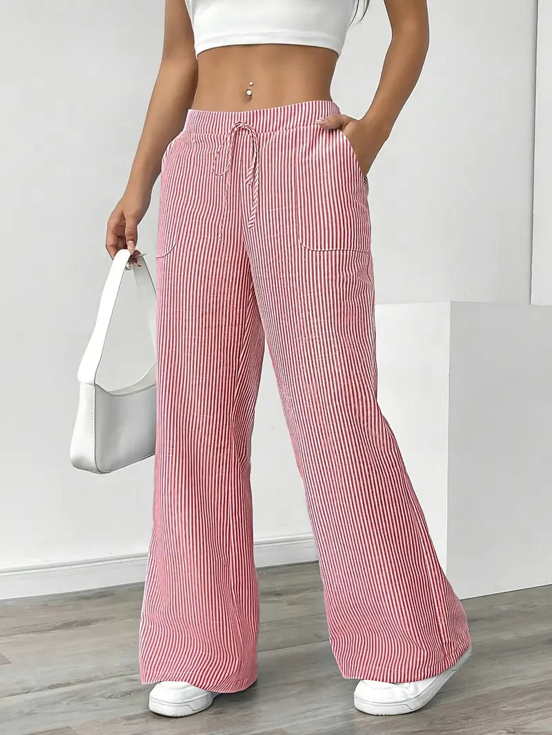 Vioni™| Randiga Joggingbyxor