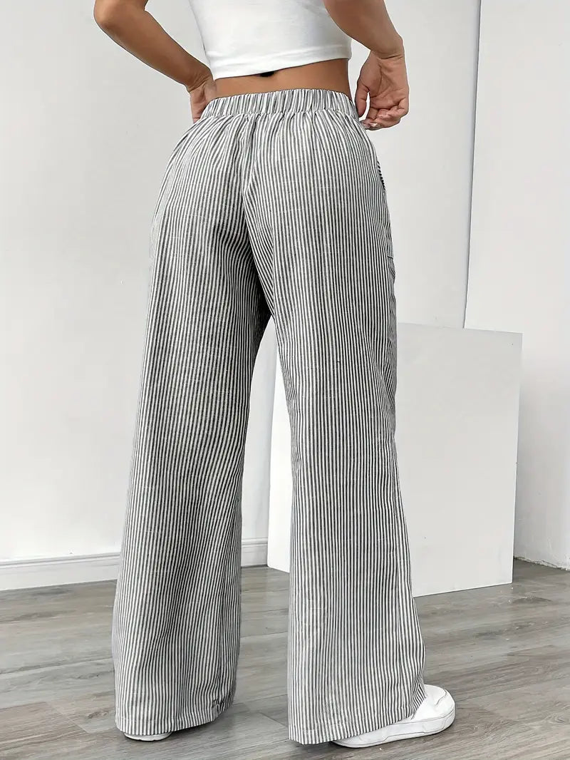 Vioni™| Randiga Joggingbyxor