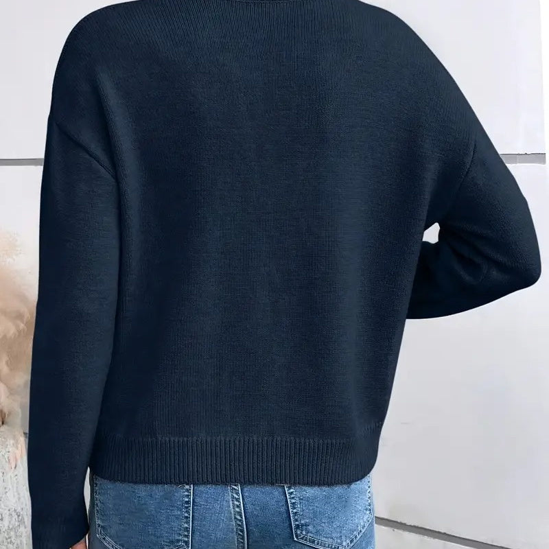Léonie™ | Stickad Tröja för Tidlös Elegans