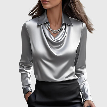 Élégance Satinée™ – Blus i Lyxig Satin