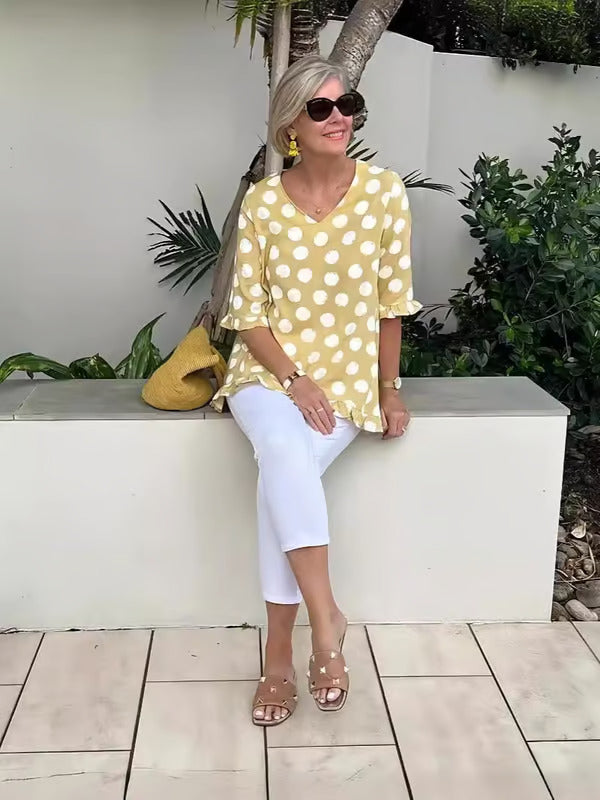 Johanna™ | Elegant vintage-topp