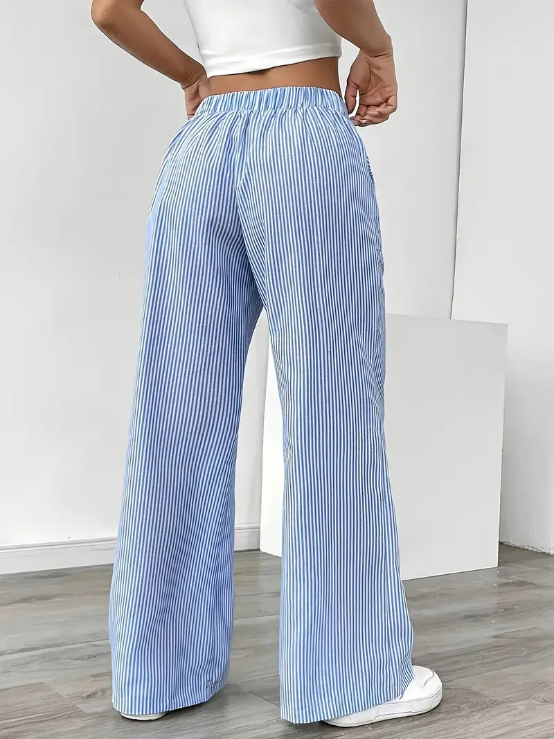 Vioni™| Randiga Joggingbyxor