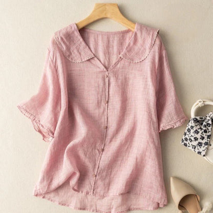 Paula | Luftige linne blus