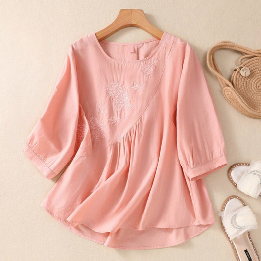Querina | Luftige linne blus