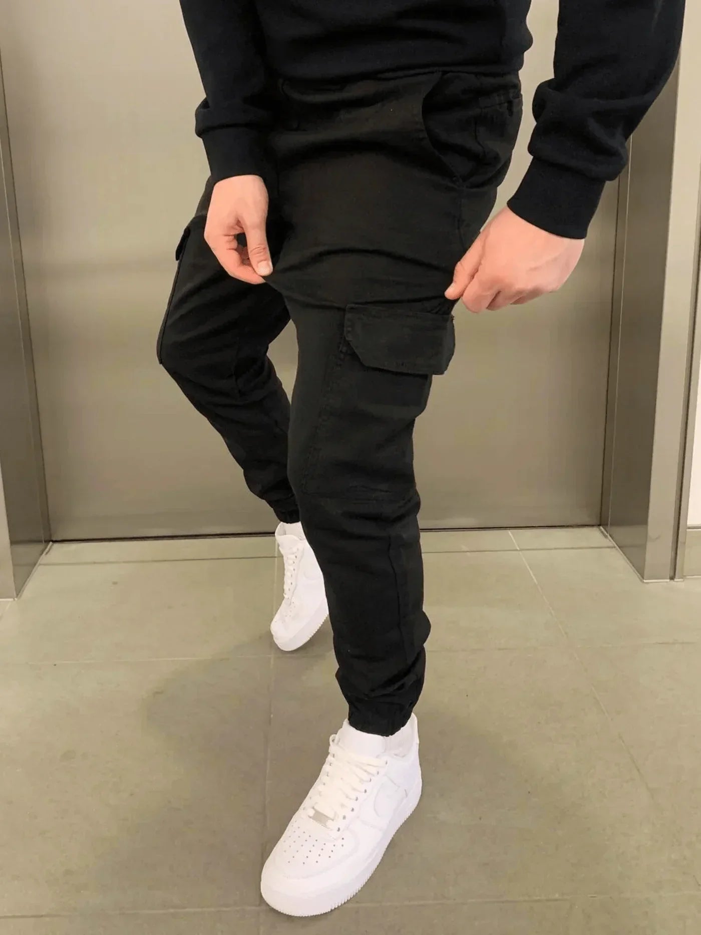 Karl - Pantalon cargo stretch