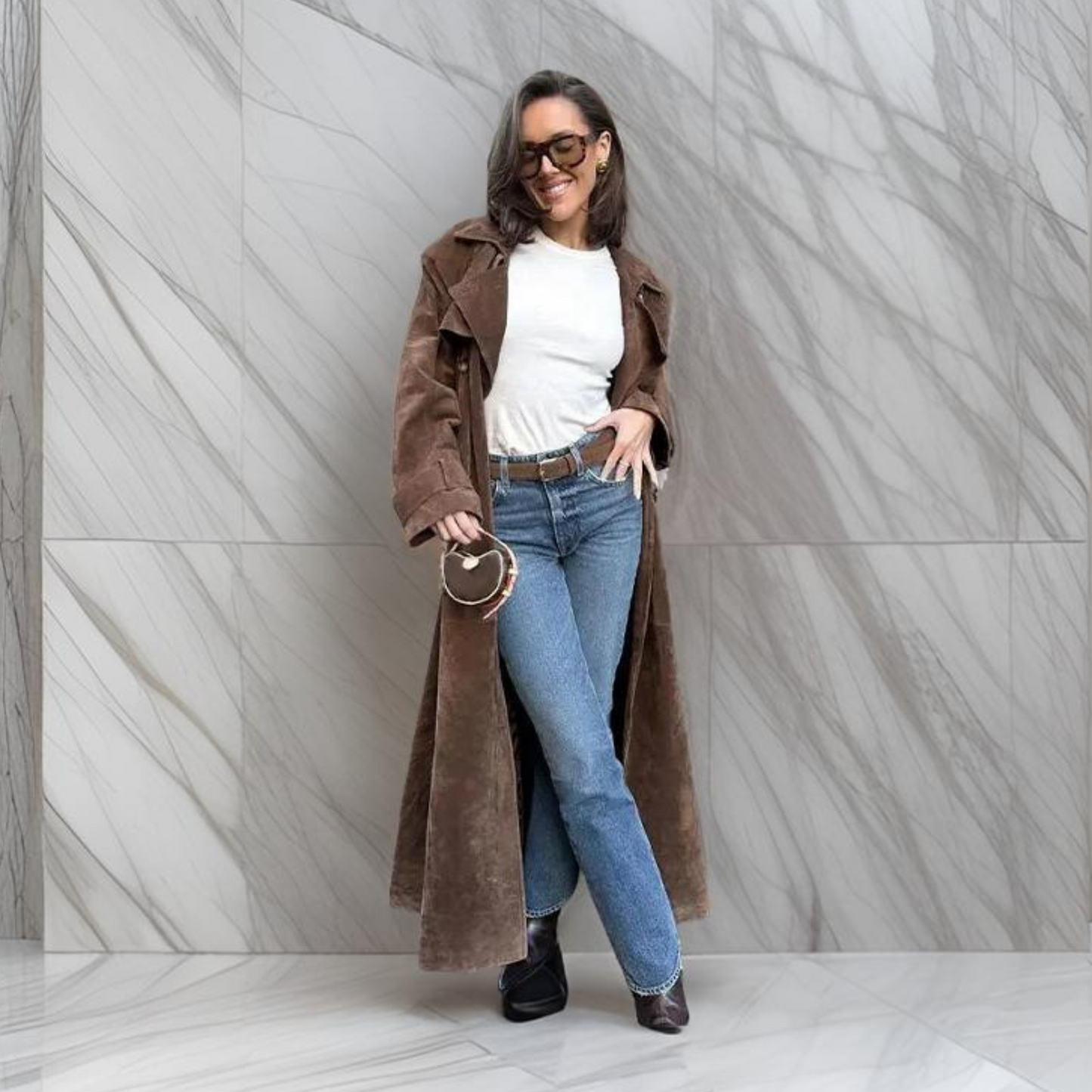 Clarinda™ | Trenchcoat i mocka