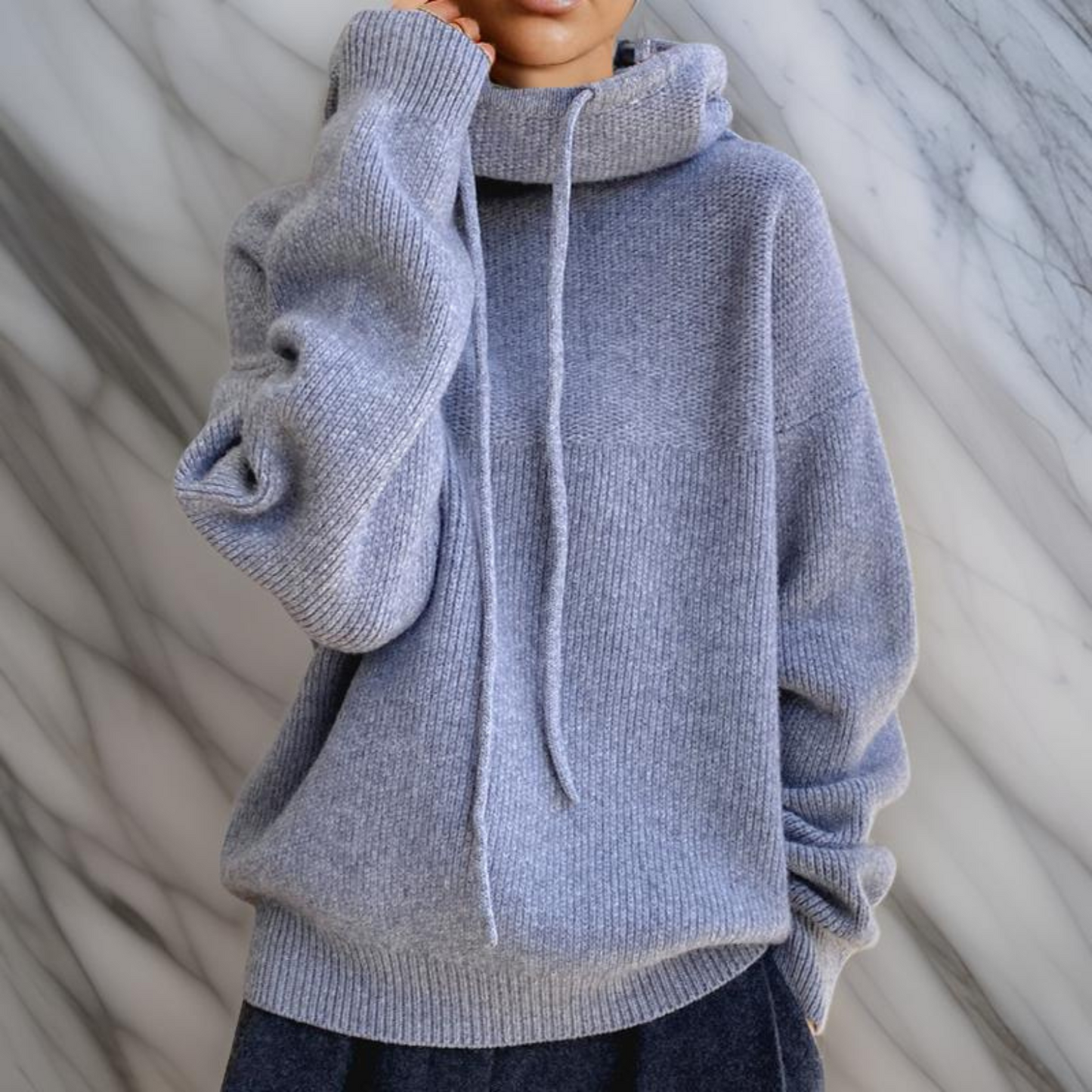 Naemi™ | Stickad rullkrage