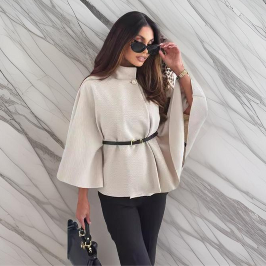 Fiorella™ | Modern poncho med bälte