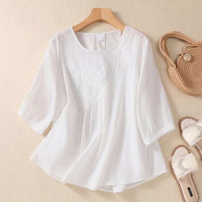 Querina | Luftige linne blus