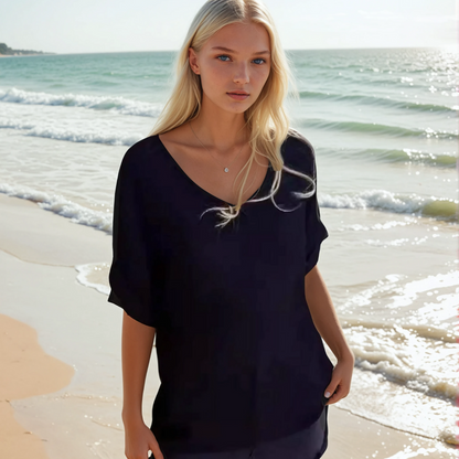 Vilmora™ | Tshirt med V-hals