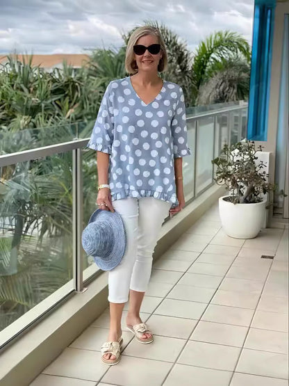 Johanna™ | Elegant vintage-topp