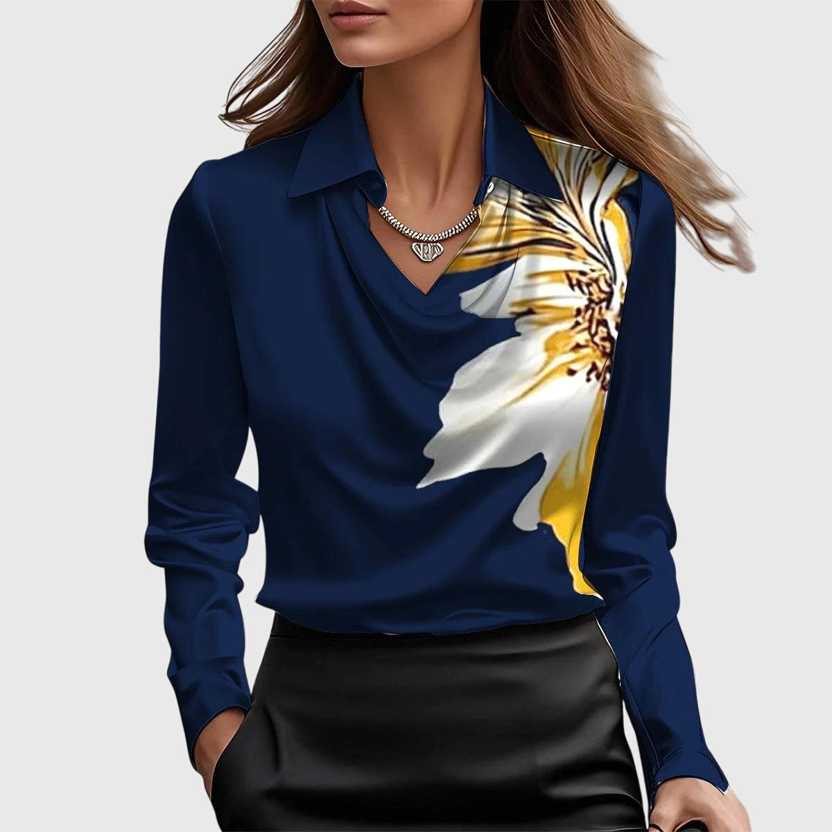Élégance Satinée™ – Blus i Lyxig Satin