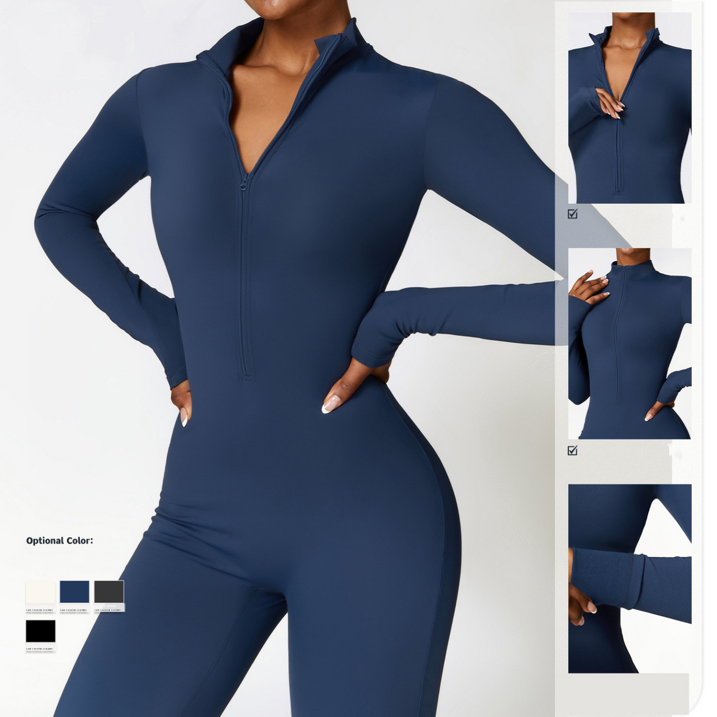 Bodina™ | långärmad jumpsuit