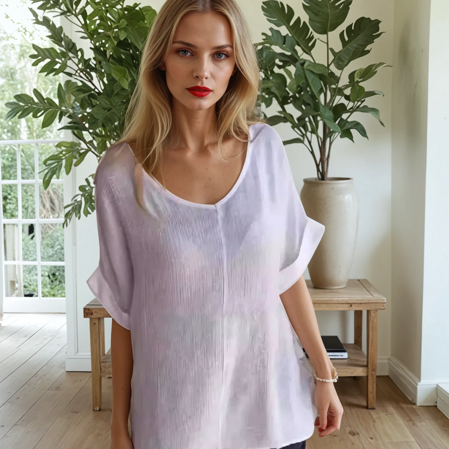 Vilmora™ | Tshirt med V-hals