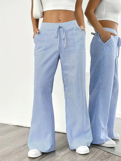 Vioni™| Randiga Joggingbyxor
