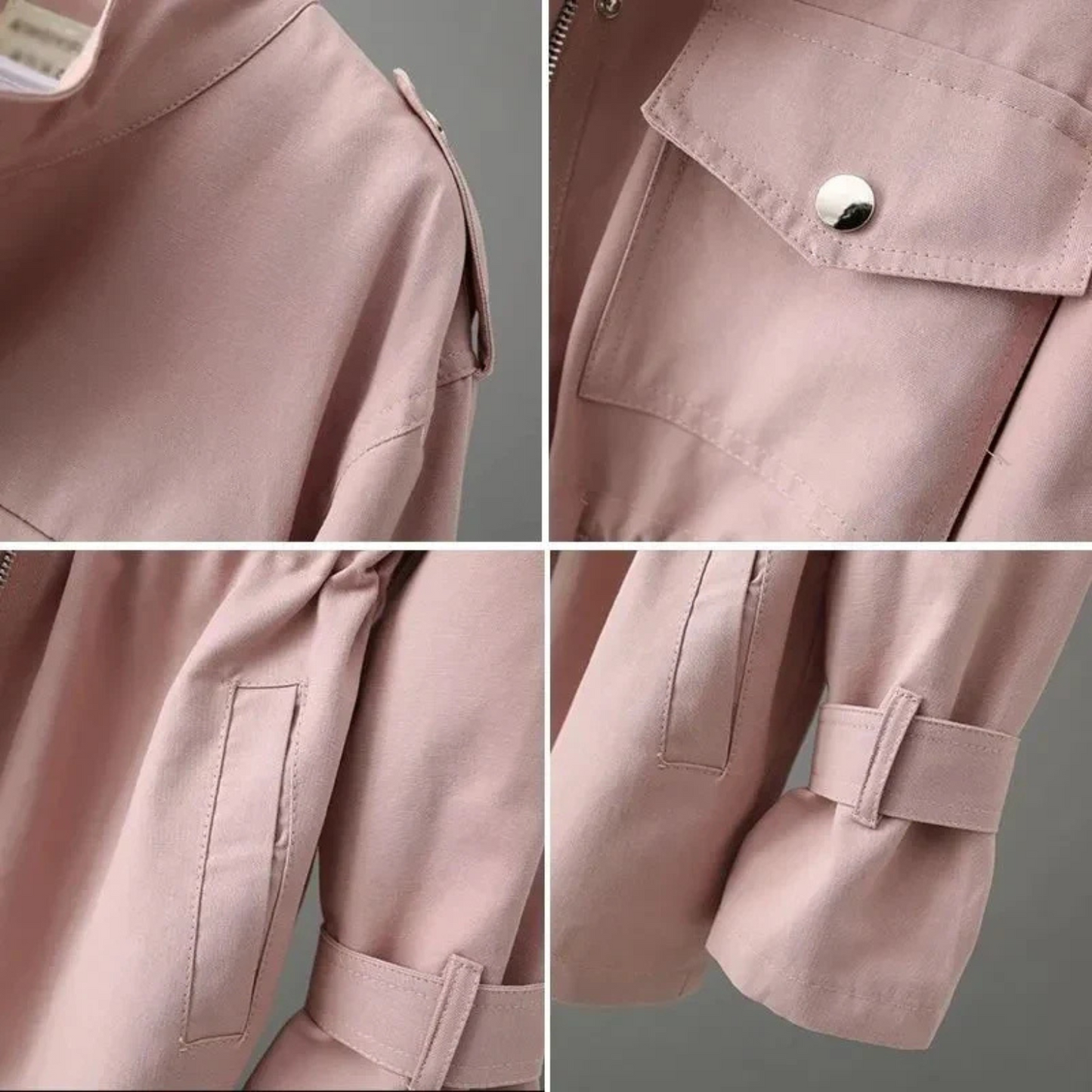 Evy™ | Blush Utility-jacka