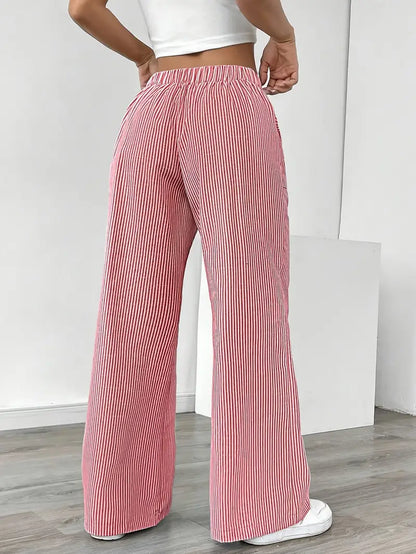Vioni™| Randiga Joggingbyxor