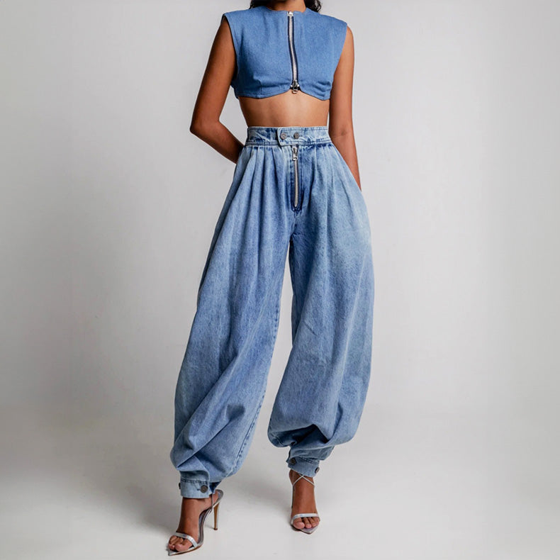 Amara | Högmidjade Denimjeans