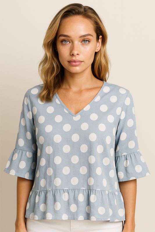 Johanna™ | Elegant vintage-topp